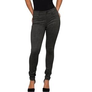 LIVERPOOL Gia Glider Ponte Black Gray Pull On Legging Pants ~ Women's Size 12